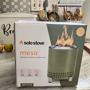 Solo Stove Mesa Tabletop Fire Pit - Deep Olive